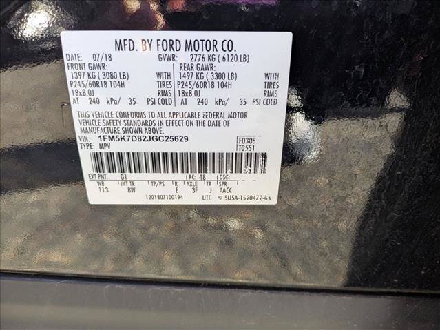 Used 2018 Ford Explorer XLT w/ Equipment Group 202A FWD image 15