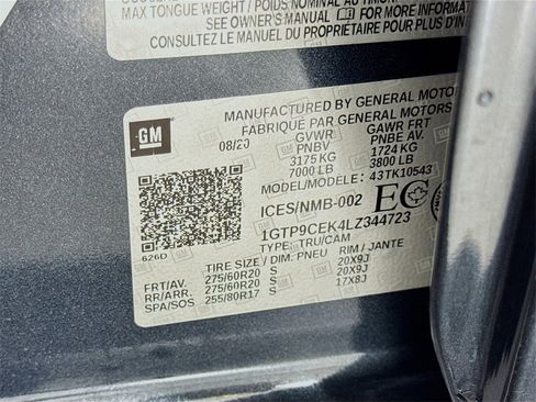 Used 2020 GMC Sierra 1500 Elevation w/ Elevation Value Package image 37