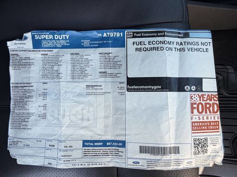 Used 2016 Ford F350 Lariat w/ Lariat Ultimate Package image 48