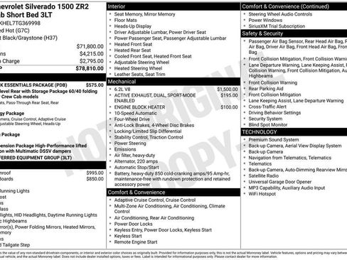 New 2026 Chevrolet Silverado 1500 ZR2 w/ LPO, Dark Essentials Package AWD/4WD image 5