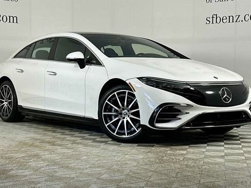 Certified 2023 Mercedes-Benz EQS 580 White image 2