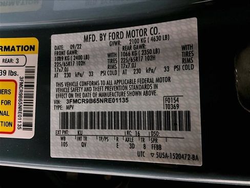 Used 2022 Ford Bronco Sport Big Bend w/ Convenience Package AWD/4WD image 32