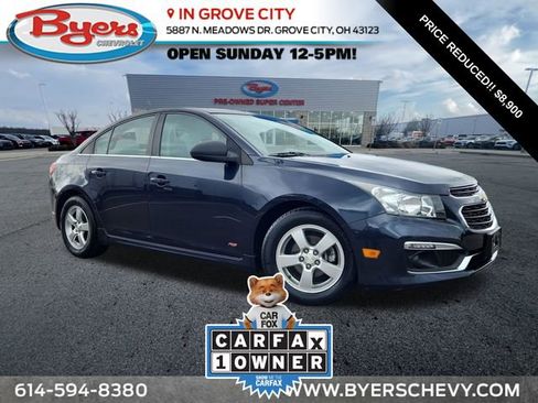 Used 2015 Chevrolet Cruze LT w/ Sun And Sound Package image 1