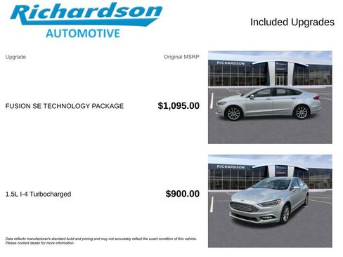 Used 2017 Ford Fusion SE w/ Fusion SE Technology Package FWD image 6
