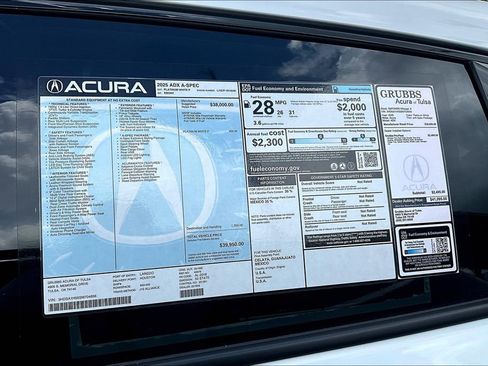 New 2025 Acura ADX A-Spec image 30