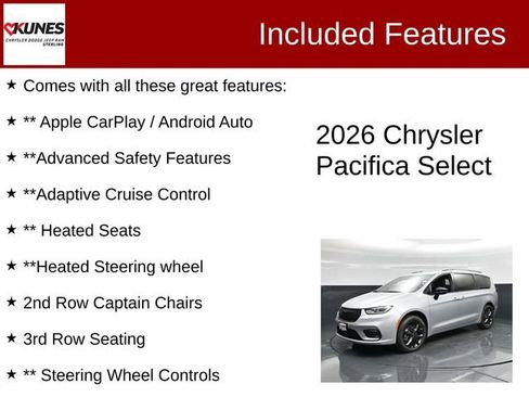 New 2026 Chrysler Pacifica Select image 4