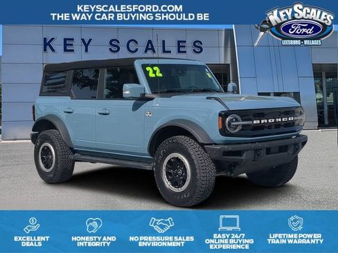 Certified 2022 Ford Bronco Outer Banks w/ Sasquatch Package AWD/4WD image 1