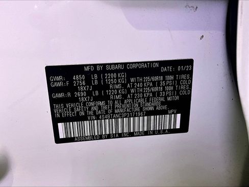 Used 2023 Subaru Outback Limited AWD/4WD image 20