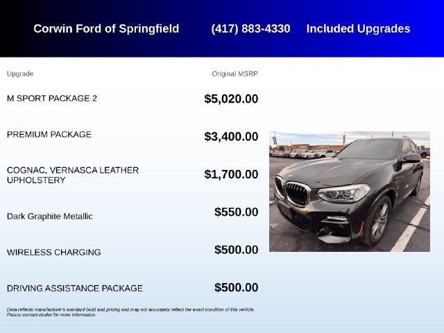 Used 2019 BMW X3 xDrive30i AWD/4WD image 5
