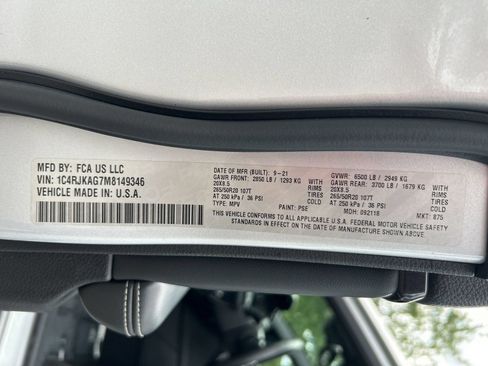 Used 2021 Jeep Grand Cherokee L Laredo AWD/4WD image 20