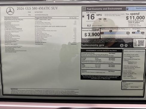 New 2026 Mercedes-Benz GLS 580 4MATIC image 31