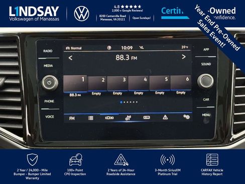 Certified 2022 Volkswagen Atlas SE w/ Panoramic Sunroof Package image 15