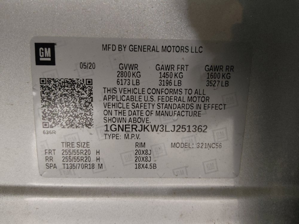 Used 2020 Chevrolet Traverse RS FWD image 33