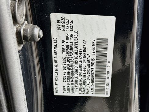 Used 2019 Honda Odyssey EX-L image 12