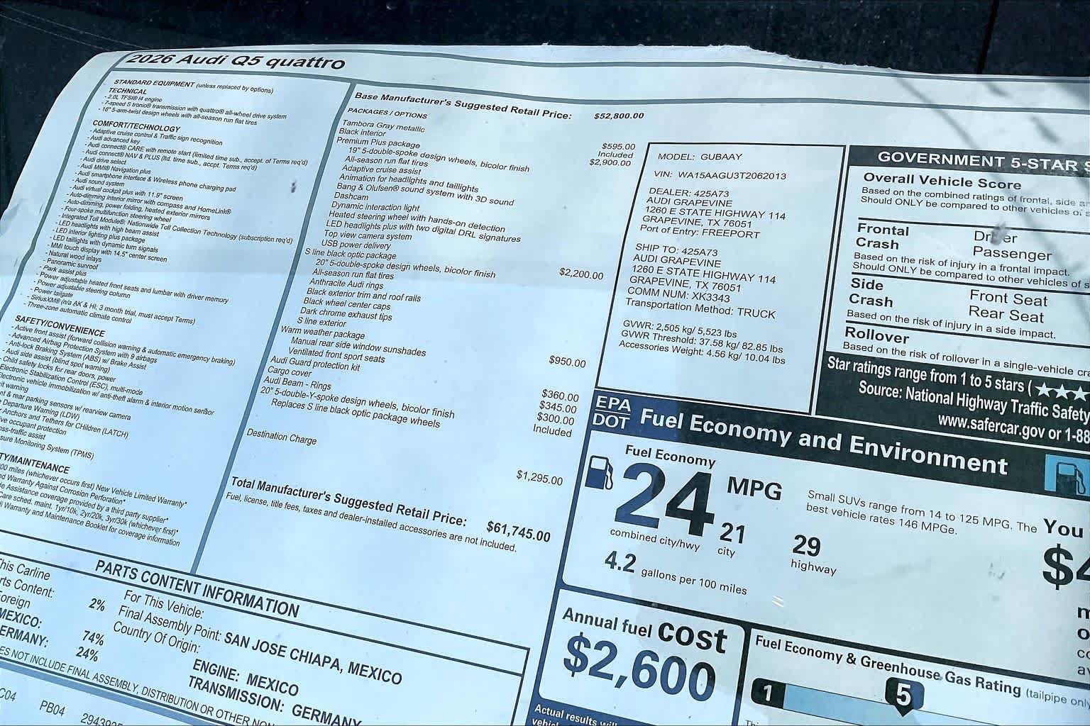 New 2026 Audi Q5 Premium Plus w/ Premium Plus AWD/4WD image 19