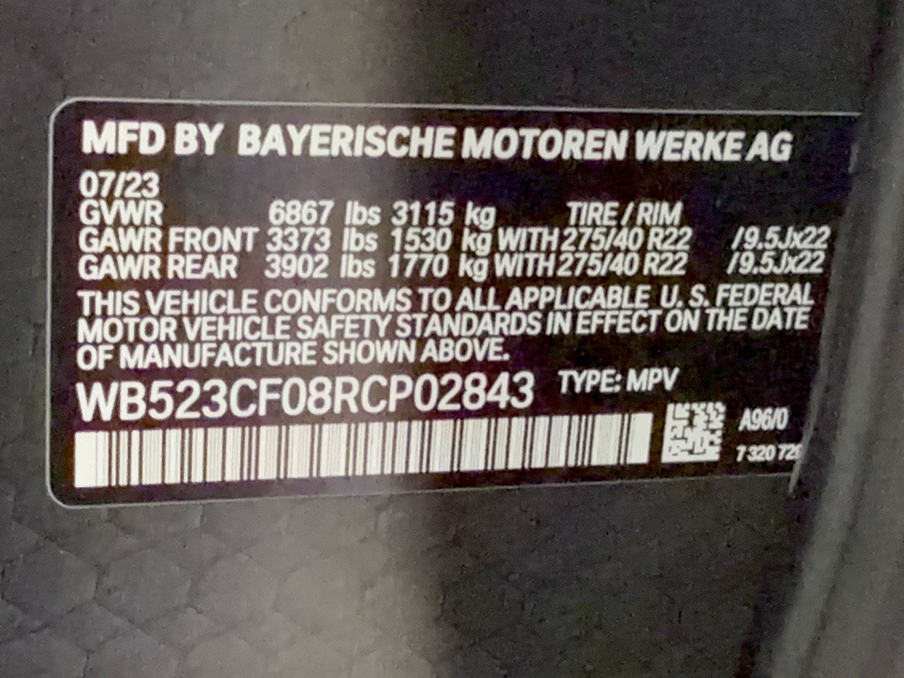 Certified 2024 BMW iX xDrive50 w/ Sport Package AWD/4WD image 32