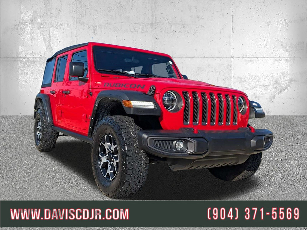 Certified 2022 Jeep Wrangler Unlimited Rubicon w/ LED Lighting Group AWD/4WD image 1