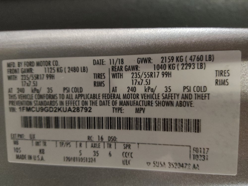 Used 2019 Ford Escape SE AWD/4WD image 33