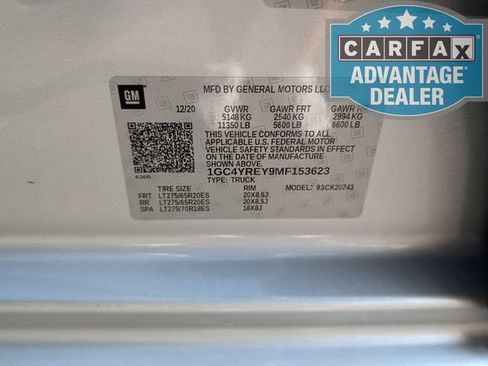 Used 2021 Chevrolet Silverado 2500 High Country AWD/4WD image 42