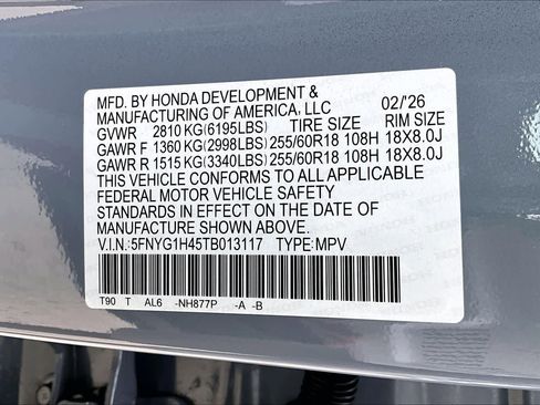 New 2026 Honda Pilot EX-L image 21