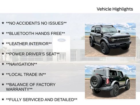 Certified 2022 Ford Bronco Wildtrak AWD/4WD image 6