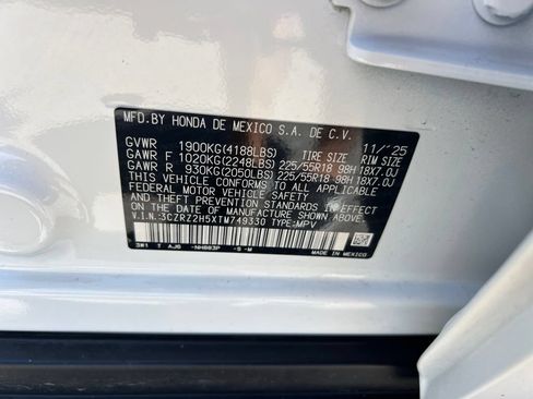Certified 2026 Honda HR-V Sport image 31