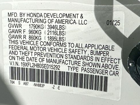 Used 2025 Honda Civic Sport image 12