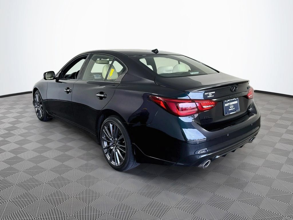 Certified 2023 INFINITI Q50 Red Sport 400 w/ Black Opal Edition AWD/4WD image 7