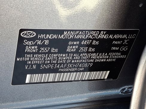 Used 2019 Hyundai Sonata SEL w/ Tech Package 02 image 26