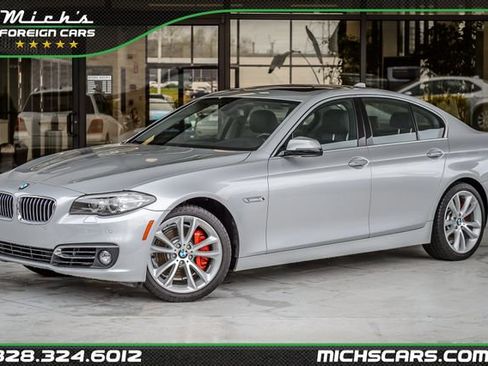 Used 2015 BMW 535i 535i - SILVER ON BLACK - NAV - image 1
