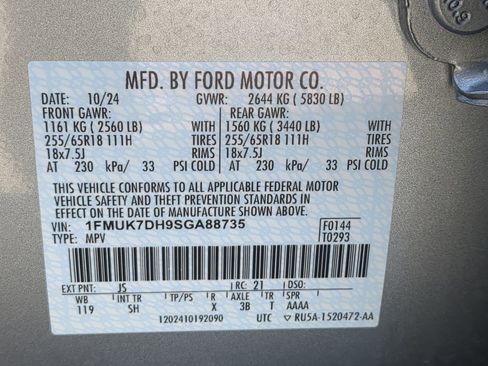 Certified 2025 Ford Explorer Active w/ Active Comfort Package image 28