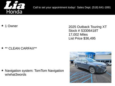 Used 2025 Subaru Outback Touring XT w/ Popular Package #2 AWD/4WD image 7