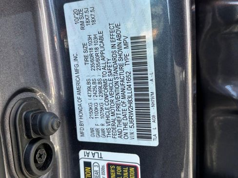 Used 2020 Honda CR-V EX-L image 17