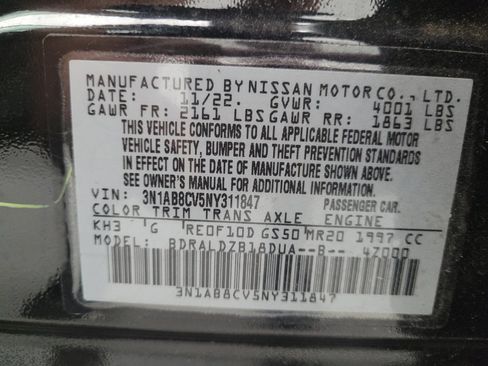 Used 2022 Nissan Sentra SV w/ All-Weather Package FWD image 33