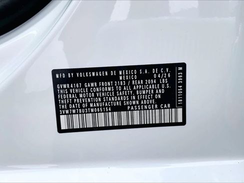 New 2026 Volkswagen Jetta SE FWD image 21