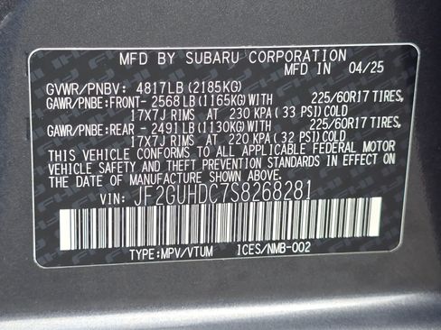 Certified 2025 Subaru Crosstrek 2.5i Premium AWD/4WD image 31