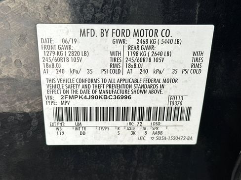 Used 2019 Ford Edge SEL AWD/4WD image 39