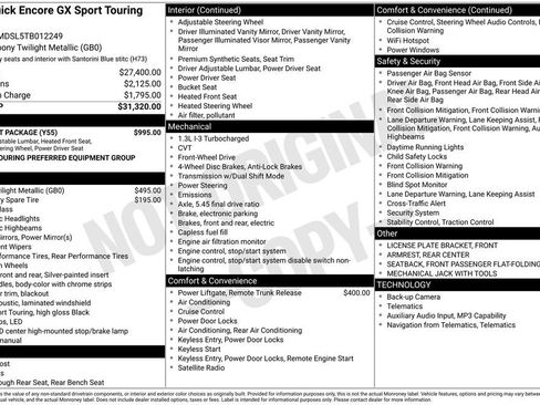 Used 2026 Buick Encore GX Sport Touring w/ Comfort Package FWD image 10