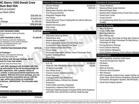 Used 2020 GMC Sierra 1500 Denali w/ Technology Package AWD/4WD image 39