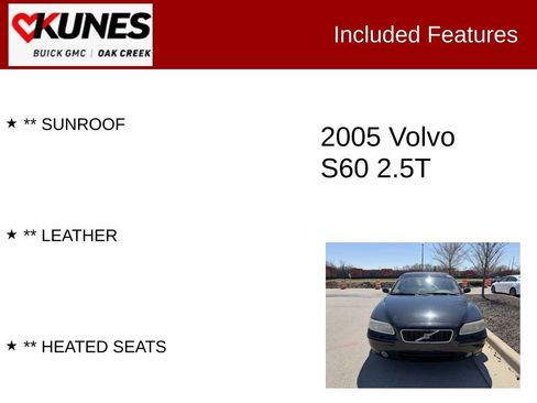 Used 2005 Volvo S60 2.5T AWD/4WD image 2