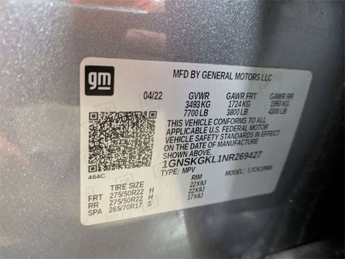 Certified 2022 Chevrolet Suburban High Country image 33