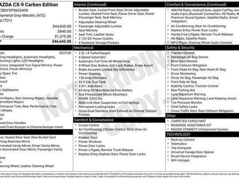 Used 2023 MAZDA CX-9 Carbon Edition image 36