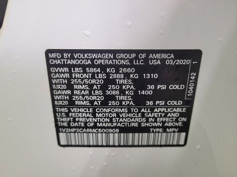 Used 2021 Volkswagen Atlas SE AWD/4WD image 33