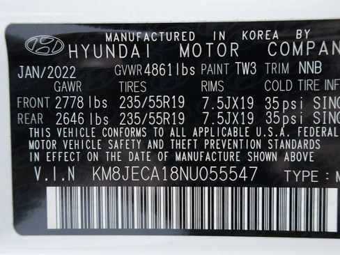 Used 2022 Hyundai Tucson Limited AWD/4WD image 24