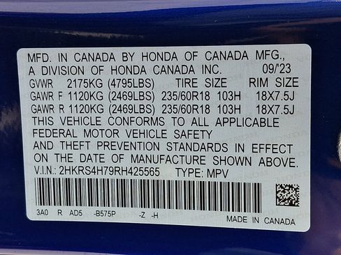 Certified 2024 Honda CR-V EX-L image 29