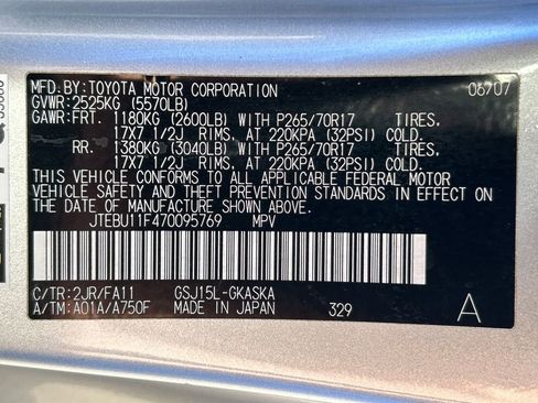 Used 2007 Toyota FJ Cruiser 4WD image 34