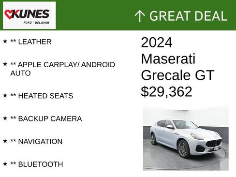 Used 2024 Maserati Grecale GT AWD/4WD image 2
