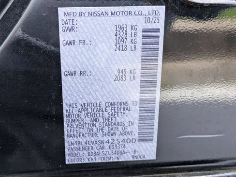 Used 2025 Nissan Altima 2.5 SR FWD image 35