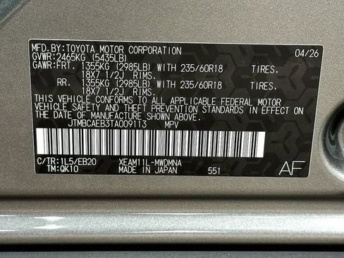 New 2026 Toyota bZ FWD image 24