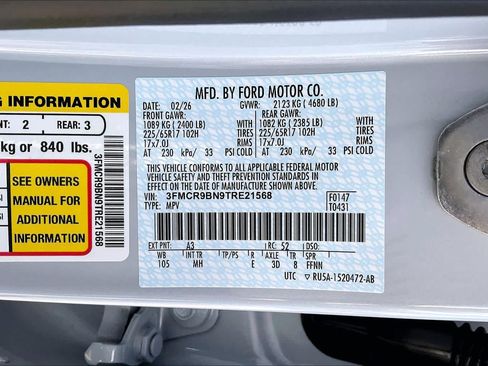 New 2026 Ford Bronco Sport Big Bend w/ Black Appearance Package AWD/4WD image 20